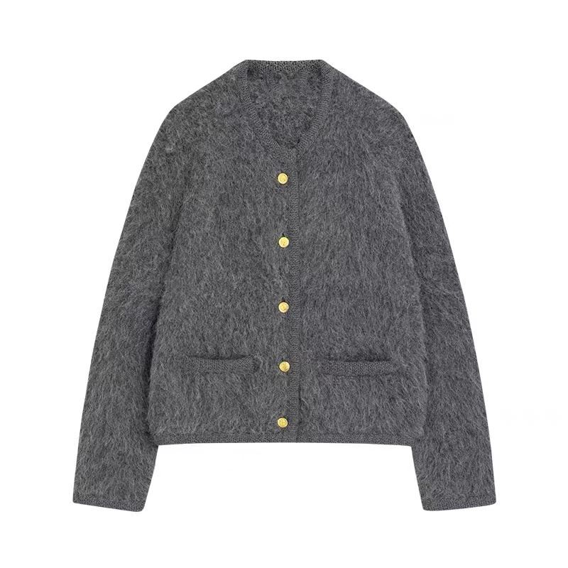 Naisten Designer raidallinen villapaita