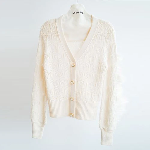 Wool Cable Knit Naisten villapaita